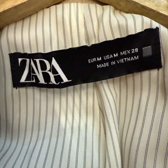Zara Light Tan Blazer Jacket - Picture 5 of 10